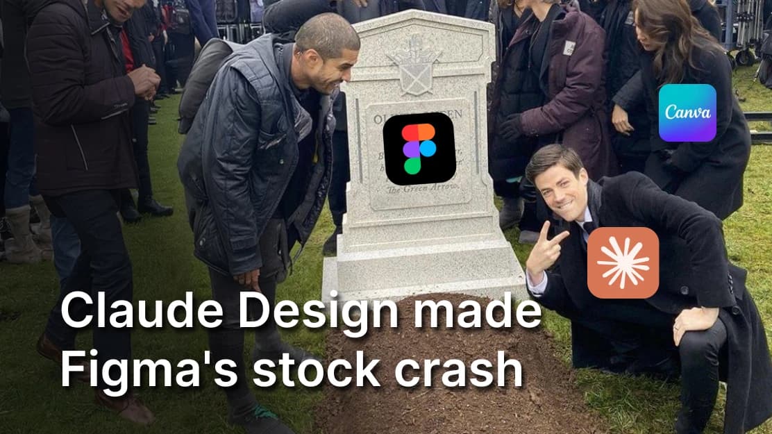 Claude Design launched today and Figma's stock immediately crashed
